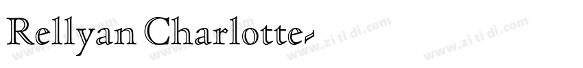 Rellyan Charlotte字体转换
